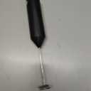 Bonsenkitchen Powerful Milk Frother for Coffee, Fast Handheld Drink Mixer with Stainless Steel Whisk, Battery Operated Hand Frother Stirrer Wand-Black