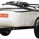 Agri-Fab 45-0615 Tow-Behind Sprayer with Boom and Spray Wand 15 - Gallon Capacity, 1.6 GPM, 100 PSI Sprayer Pump