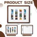 Lineshading 8.5" x 11" Photo Booth Frame with Mat Photo Strips Picture Frame Real Acrylic Easel Back Tabletop Wall Mount Ideal Display Picture Frames for Wedding Party Birthday Home Decor Gift