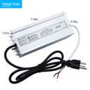 LightingWill LED Driver 100 Watts Waterproof IP67 Power Supply Transformer, 90-265V AC to 12V DC Low Voltage Output, Adapter with 3-Prong Plug 3.3 Feet Cable for Outdoor Use, Computer Project