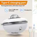 Interactive Cat Toys for Indoor Cats Exercise Toys Spin Feather Wand Tumbler Base, Touch Activate Mode Peek-A-Boo Felt Cover Toy Rechargeable