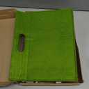 Professional Traditional Chinese Mahjong Set  - 30mm 146 Tiles Green & White Melamine with Dice,Storage Case Green