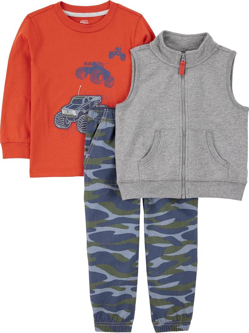 Simple Joys by Carter's Baby Boys 3-piece Playwear Set