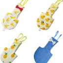 4 Pcs Bird Diaper Parrot Nappy Reusable Flight Suit with Waterproof Inner for Parakeet Cockatiel Mini Macaw Budgie Canary Cute Style (M)