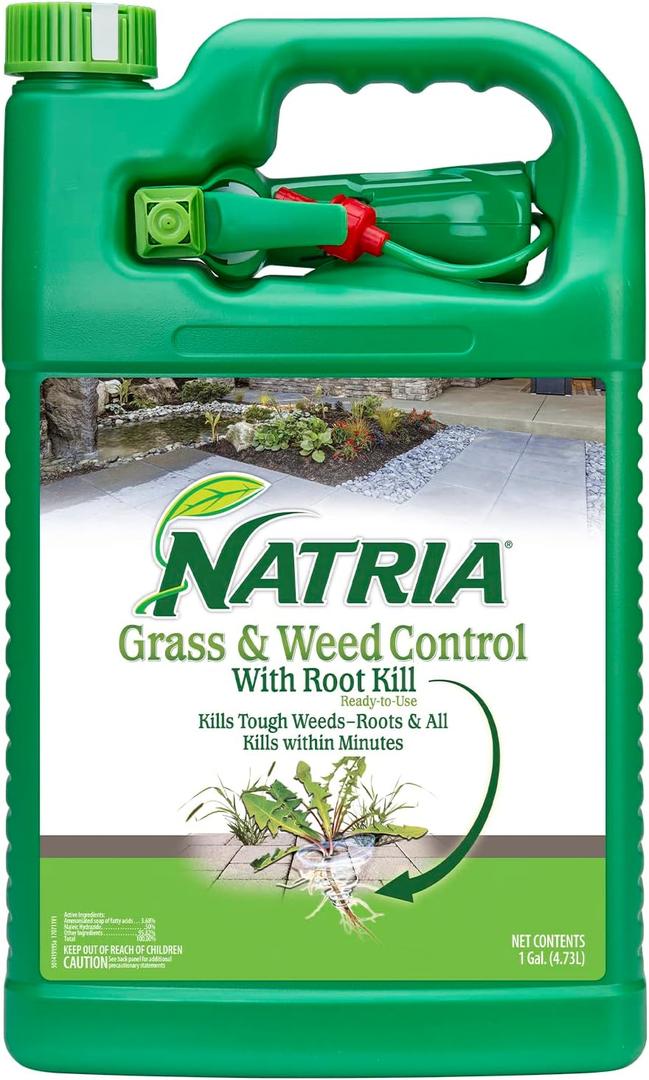 Natria Grass and Weed Killer with Root Kill, Ready-to-Use Herbicide, 1 Gal