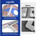 ROPODA Portable Cornhole Board Set,24x16 / 3020in Corn Hole Games for Adults with 8 Bean Bags, Lightweight Aluminum Alloy Edging Cornhole Set for Outdoor Games, Beach and Tailgates