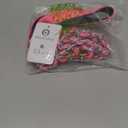 HOMIMP Chew Proof Dog Leash for Medium Large Dogs, Reflective 6 FT Heavy Duty Metal Chain Dog Leashes with Soft Padded Handle, Anti Bite Durable Rope Leashes for Pitbull, Non Chewable (Pink)