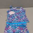 Little Girls' Summer Swimwear Two Piece Boyshort Tankini Kids Swimsuit 4XL Kids