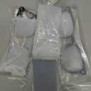 Hunsquer Blue Light Glasses for Woman/Men Computer Blue Light Glasses (1a8068 3pack Black+Douhua+Toumin)