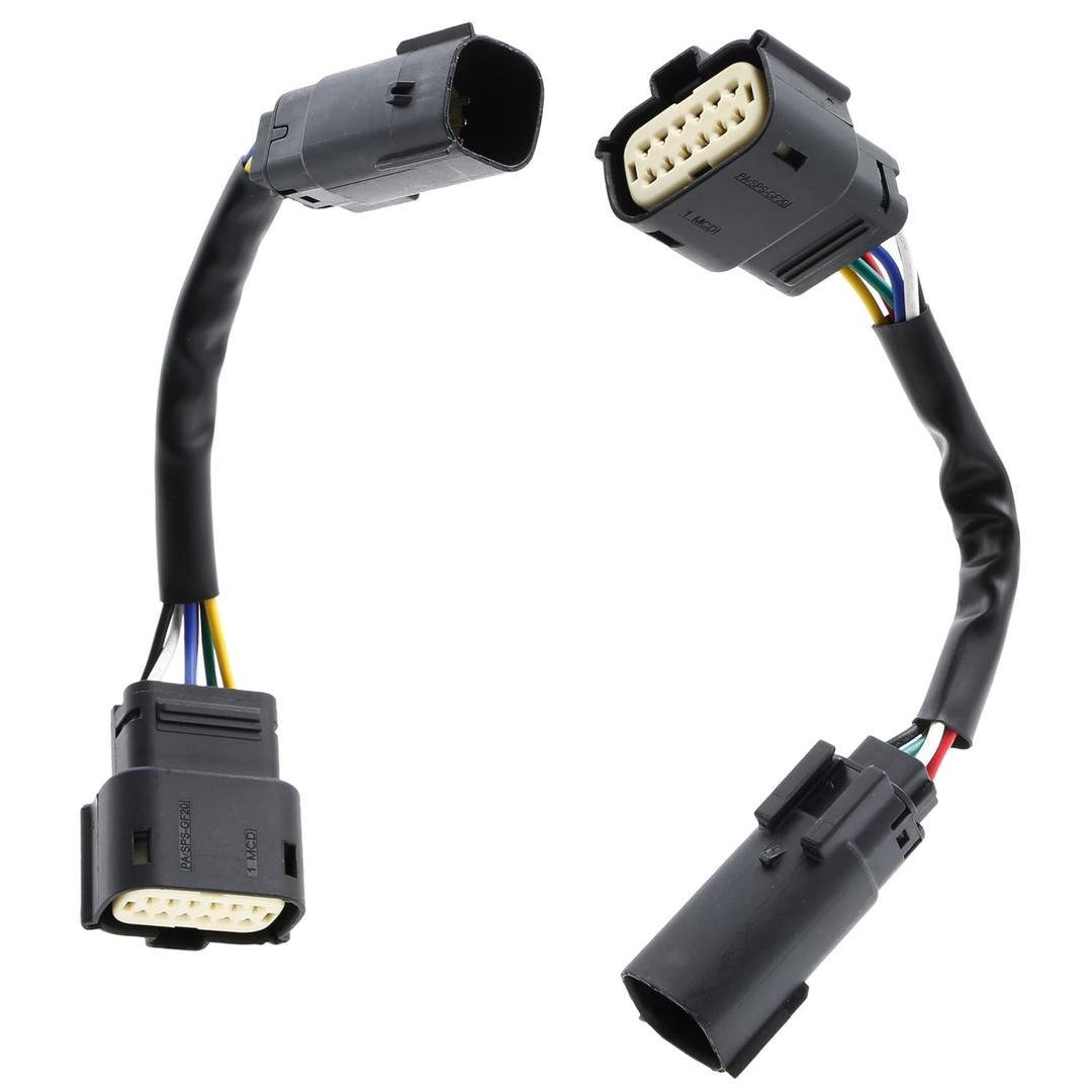 ASTROSYNC Halogen to LED 5th Gen Taillight Adapter Conversion Wiring Harness Kit Left Right Driver Passenger Side Fit for Ram 2500 3500 2019-2024 Heavy Duty Truck 2Pcs, Not Fits Aftermarket