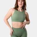 Kamo Fitness Featherlite Enhance 6" Women's Biker Shorts - No Front Seam, Soft, Butt-Lifting, High Waisted (Green, S)