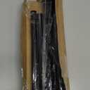 Black Shower Curtain Rod 31 to 104 Inch,1 Inch Diameter Adjustable Spring Tension Curtain Rod No Drilling Stainless Steel Telescoping Rod,No Rust