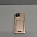 SSLOTSCASE for iPhone 17 Pro Max Case with Wallet & Sliding Lens Cover & Kickstand & Credit Card Holder & Camera Stand, Military-Grade Protection Phone Case Cover for iPhone 17 Pro Max 2025, Rose Gold