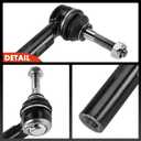 A-Premium 2 x Front Outer Tie Rod Ends, Compatible with Chrysler 200 11-14, Sebring 07-10, Dodge Avenger 08-14, Caliber 07-12, Journey 09-18, Jeep Compass 07-17, Patriot 07-17