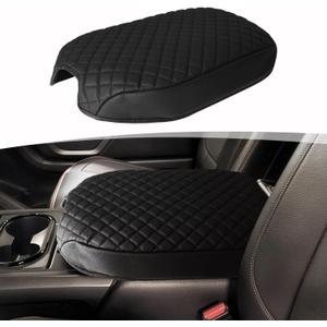 Center Console Armrest Cover for Nissan Titan 2016-2024 Black