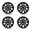 Paanlok 16 Inch Gloss Black Wheel Covers Compatible with 2013-2018 Nissan Altima Sedan, Fits OEM 16" Stock Steel Wheels, OEM Hubcap #40315-3TM0B, Snap-On Hubcaps 4-Pack