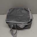 Electric Heated Lunch Box for Men/Women Home 80W Portable Food Warmer with 12V/24V/110V/220V Stainless Steel Leakproof Container for Work Travel Jobsite Camping Christmas White Elephant Gifts (Black & Grey)