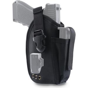 Compact OWB Holster for Pistols with Flashlight or Laser, Everyday Carry for Right Hand Universal Accessories
