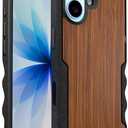 Smartish iPhone 17 MagSafe Case - Gripzilla Protective Magnetic Case for Men [Rugged + Tough] Military Grade Heavy Duty Grip Armor - Drop Tested for iPhone 17 - Walnut Woods