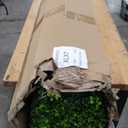 ODTORY Artificial Boxwood Roll Panels: 5FT X 10FT (50 sqft) UV-Anti Artificial Ivy Privacy Fence Wall Screen for Indoor Outdoor Green Grass Wall Decor & Ivy Fence Covering Privacy
