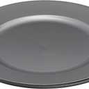 ELEGANT DISPOSABLES 13'' Party Chargers Large Plates & Platters Great for Elegant Party's Weddings Tableware Great for Serving dish Silver Pack of 12