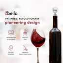 2 x TRIBELLA Wine Stoppers 1 Pack - Stainless Steel LOVE Wine Bottle Stopper with Silicone Seal, Reusable Beverage Preserver,Keeps Wine Fresh, Premium Bottle Sealers, Gifts for Her Holiday Gift Set