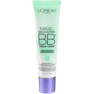 L'Oral Paris Makeup Magic Skin Beautifier BB Cream Tinted Moisturizer, Anti-Redness, 1 fl oz, 1 Count