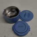 Aotto Electric Lunch Box, 32 oz Portable Food Warmer Heater, Lunch Warmer Portable for Work/Office/Car/Travel 12V/24V/110V 3-in-1, Warming Soup & Meal, Spill-Free, Men & Women's Gifts, Blue