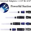 1-1/4inch & 1-3/8'' Vacuum Attachments Mini Micro Tool Attachment 9 Piece Set