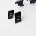 Door Lock Unlock Switch Cap, Left Right Door Panel Lock-Unlocking Button Replacement for Mercedes Benz W204 W212 W166 W117 ML CLA GLK GL CLS Driver Passenger Side B C E Class 2049058402