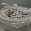 Sanracie Oversized King Quilt Bedspreads 128"x120" for Extra Bed, 100% Cotton California King Coverlet Quilt Set Linen Colored 3Pcs Lightweight Extra Large King Bed Quilt for All Season