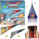 Creativity for Kids Stunt Squadron Fold & Launch Paper Airplanes: Create 80 Paper Airplanes, STEM Science Kit for Kids, Airplane Craft Kit for Kids, Gifts and Toys for Boys (Ages 6+)