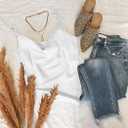 Aoulaydo Women's Spaghetti Straps V Neck Satin Camisole Cowl Neck Cami Tank Top Silk Camisole Sleeveless Blouses (White)