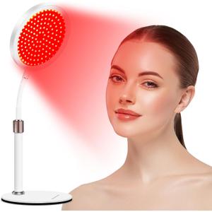 Red Light Lamp with Base, Red Light & Near Infrared Red Light Lamp with Timer, Red Lamp for Home/Office Use