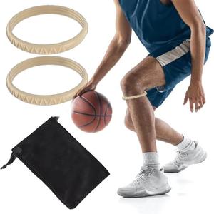 3 x Patellar Tendon Support Strap, Knee Brace for Men Women - Patella Bands Pain Relief for Basketball, Pickleball Running Hiking (2 Pack) (Beige)