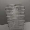 ClearSpace Clear Plastic Storage Bins XL 8 Pack Perfect Kitchen or Pantry Organization Fridge Organizer and Storage Bins, Cabinet Organizers