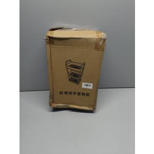 3-Tier Rolling Storage Cart for Kitchen and Bathroom Slim Plastic Organizer with Wheels Narrow Utility Cart for Home Nursery and Laundry White