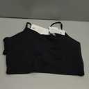 Pact Women's Cotton Camisole Tank Top with Built-in Shelf Bra (X-Large, Black)