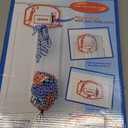 Etna Over the Door Basketball Laundry Hamper - Space Saving Hanging Hamper with Metal Ring, Backboard, Drawstring Bag - Fun Laundry Solution for Kids Room, Dorm Rooms, Dunk Away Dirty Laundry (Orange)