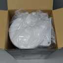 Dryer Vent Cover 4 inch with UV RESISTANT - Outdoor Dryer Vent Cover Natural Energy Saving, Dryer Vent Seal for Home Exterior (White)