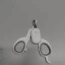 PAKEWAY Pet Nail Clipper with LED & -U-V Light, Cat Claw Trimmer with Ultra Bright LED Light for Nail Bloodline to Avoid Over Cutting, Sharp Angled Blade Grooming Tool for Dog Cat Rabbit Small Animals (Grey)