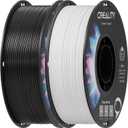 Creality 2 kg Black & White ABS Filament 1.75mm, 3D Printer Filament Bundle, Excellent Resistance, Odorless Non-Toxic, Stability, Tough (Black & White)