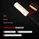 HiSport Front and Rear Brake Pad Wear Sensor - Compatible with Mini Cooper 2007-2010 - Replace 34356789329 34356789330