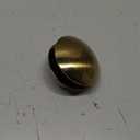 Anlige Bathtub Drain Stopper, Pop Up Tub Stopper and Cover, Bottom with Hair Catcher, Universal for 1.45 in to 1.8 in Drain, Replaces Old Drain Plug, Brushed Gold