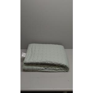 Amazon Basics Brushed Microfiber Quilt Set, Extra Soft with Natural Texture, 2-Piece,Twin/Twin XL, Grey