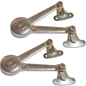 Qrity 2 PCS Adjustable Lift Up Stay Support Hinge - Bidirectional Operation - Support Up to 20KG - Opening Angle 75/90/110