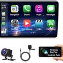 4+64G Android 13 Car Stereo Radio Fit for Dodge Dart 2012-2016,9" HD Touch Screen Car Radio Receiver with Wireless Carplay & Android Auto,GPS Navigation,Bluetooth,WiFi FM/RDS,SWC+AHD Backup Camera