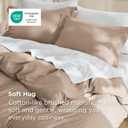 Bedsure Duvet Cover King Size - Soft Double Brushed Bedding Set for Kids & Adults, Zipper Closure, 3 Pieces, Includes 1 Duvet Cover (104"x90") & 2 Pillow Shams, NO Comforter, Light Khaki