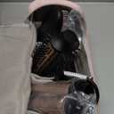 5 in 1 Ionic Hot Air Styler, 1400W Powerful Hair Dryer Brush, Auto-Wrap Curlers, Paddle Brush for Fast Drying, Volumizing with Travel & Storage Bag Compatible with Dyson Airwrap (Black/Rose Gold)