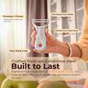 100% Stainless Steel Potato Peelers, 5Y warranty, Fruit Peeler for Kitchen, Ultra-Sharp, Ergonomic Handle, Vegetable Peelers for Kitchen, Dishwasher Safe, Pelador de papas, Veggie Peeler